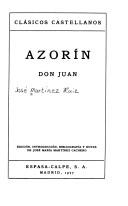 Cover for Don Juan