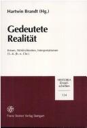 Cover for Gedeutete Realität