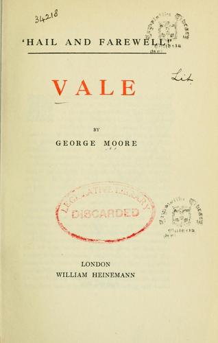Cover for Vale.