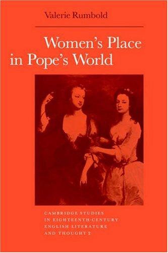 Cover for Women's place in Pope's world