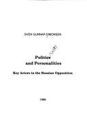 Cover for Politics and personalities