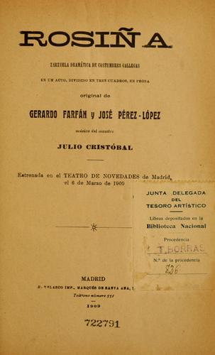 Cover for Rosiña