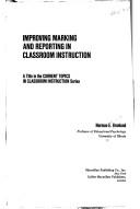 Cover for Improving marking and reporting in classroom instruction