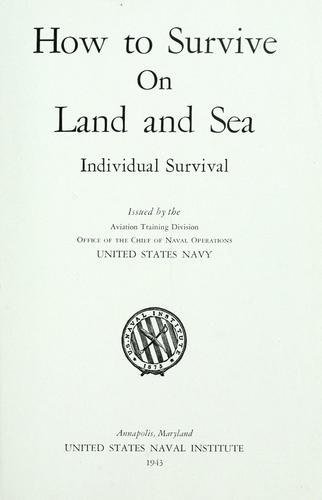 Cover for How to survive on land and sea