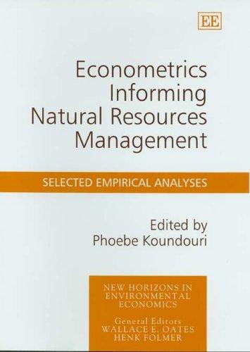 Cover for Econometrics Informing Natural Resources Management