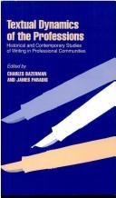 Cover for Textual dynamics of the professions