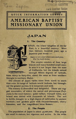 Cover for Japan