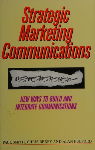 Cover for Strategic marketing communications