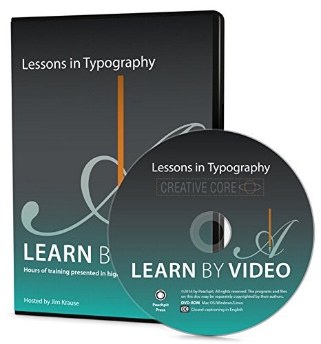 Cover for Lessons in Typography Learn by Video