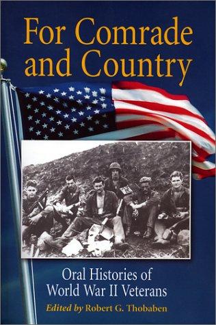 Cover for For comrade and country