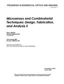 Cover for Microarrays And Combinatorial Techniques
