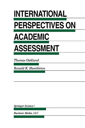 Cover for International Perspectives on Academic Assessment