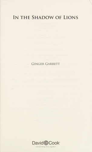 Cover for In the shadow of lions