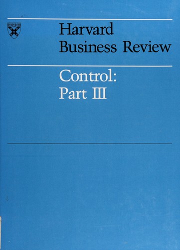 Cover for Control. --