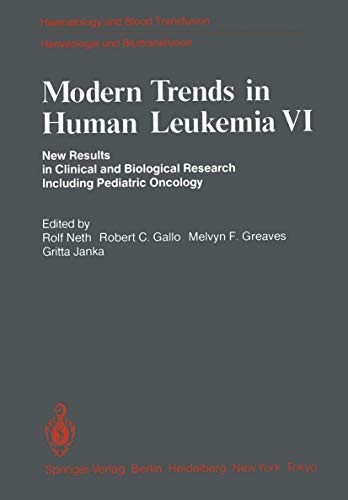 Cover for Modern Trends in Human Leukemia VI