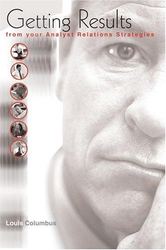 Cover for Getting Results from your Analyst Relations Strategies