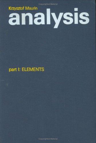 Cover for Analysis: Part One