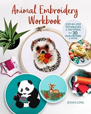 Cover for Animal Embroidery Workbook