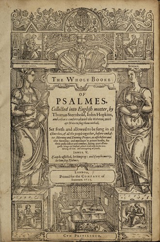 Cover for The whole booke of psalmes