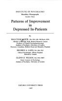 Cover for Patterns of improvement in depressed in-patients