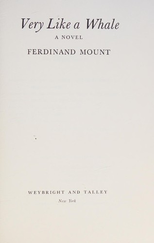 Cover for Very like a Whale