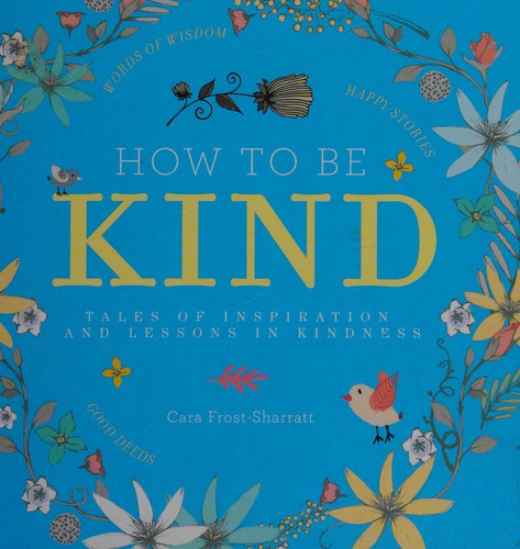 Cover for How to be kind