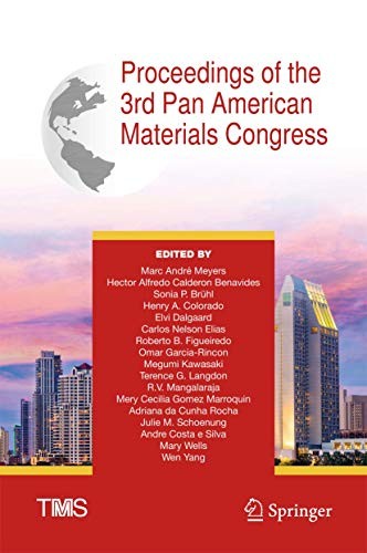 Cover for Proceedings of the 3rd Pan American Materials Congress
