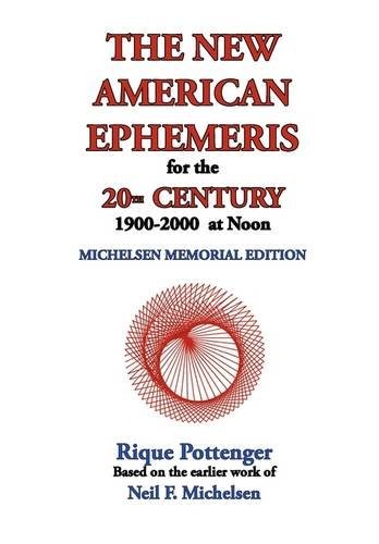 Cover for The new American ephemeris for the 20th century, 1900 to 2000, at noon