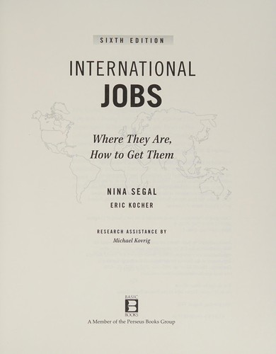 Cover for International jobs