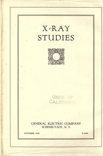 Cover for X-ray studies.