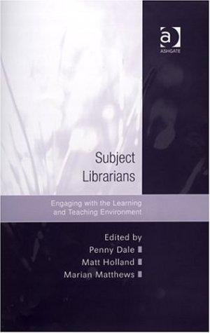Cover for Subject Librarians