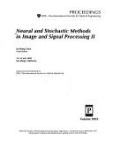 Cover for Neural and stochastic methods in image and signal processing II