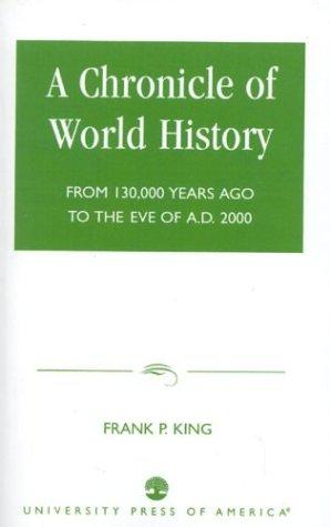 Cover for A chronicle of world history