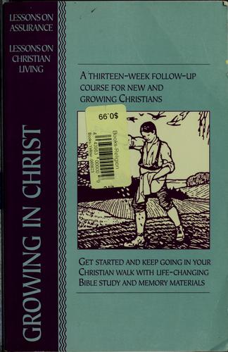 Cover for Growing in Christ