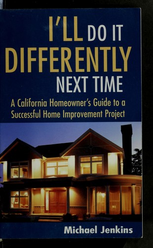 Cover for I'll do it differently next time
