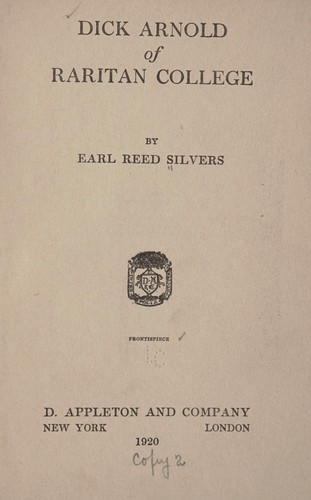 Cover for Dick Arnold of Raritan college