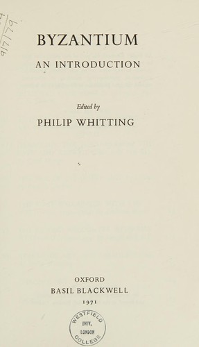 Cover for Byzantium