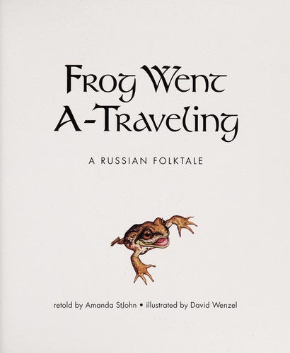Cover for Frog went a-traveling