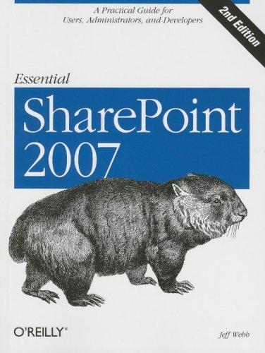 Cover for Essential SharePoint 2007
