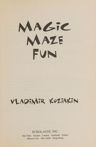 Cover for Magic Maze Fun