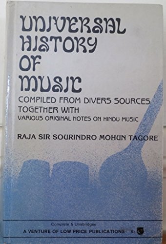 Cover for Universal History of Music; Compiled From Divers Sources