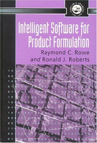 Cover for Intelligent software for product formulation
