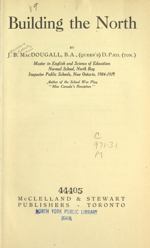Cover for Building the north.