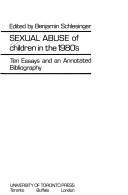 Cover for Sexual Abuse of Children in the 1980s