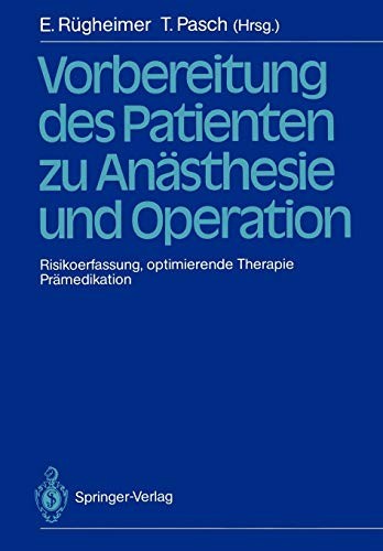 Cover for Vorbereitung des Patienten zu Anästhesie und Operation
