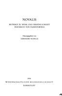 Cover for Novalis