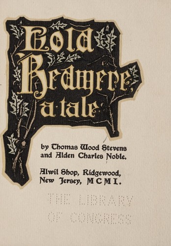 Cover for Hold Redmere