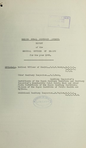Cover for [Report 1952]