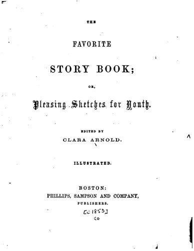 Cover for The Favorite Story Book: Or, Pleasing Sketches for Youth