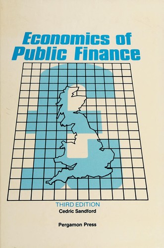 Cover for Economics of public finance